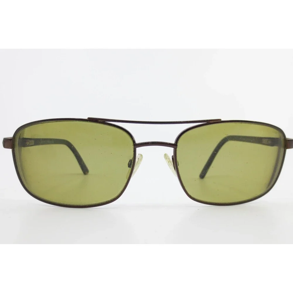 David Signature Monte 180458 Brown Aviator Sunglasses Italy 60-18-140 Tortoise